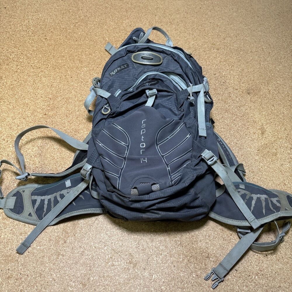 OSPREY Raptor 14 Hydration Mountain Bike Hiking Backpack Gray